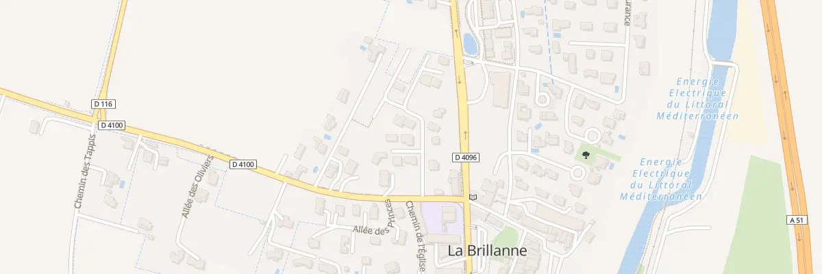 Plan du Village à La Brillanne