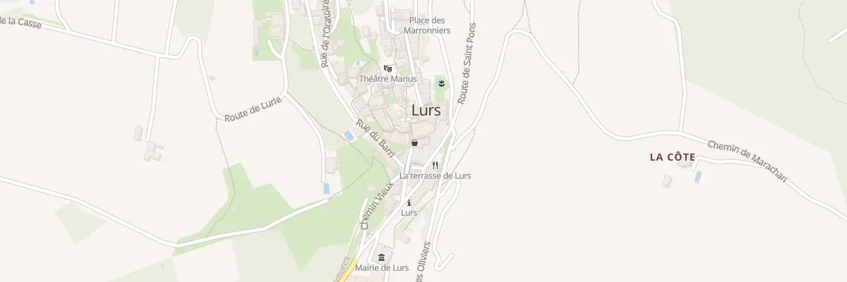 Plan du 5157 Tra du Reliquaire à Lurs