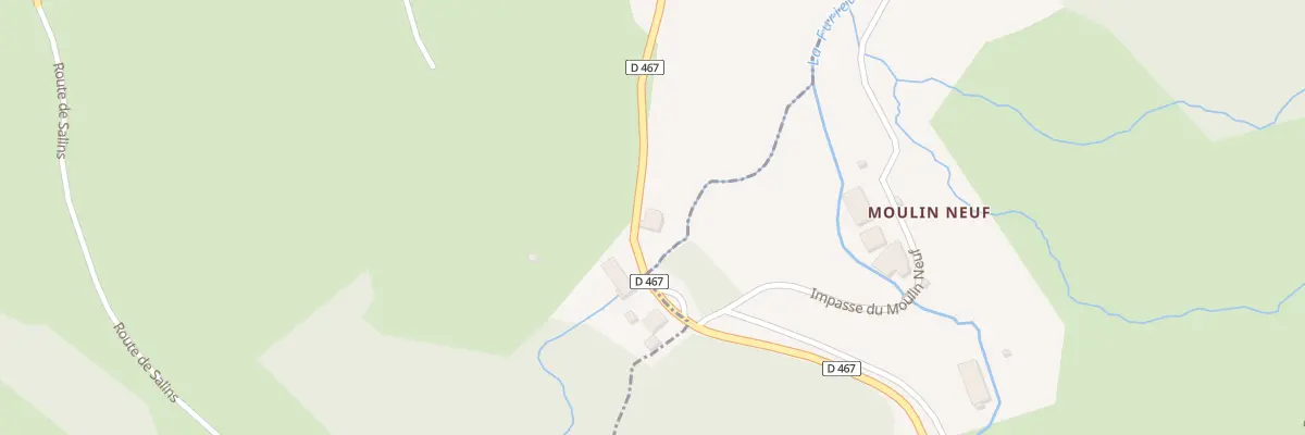Plan du 1 Rte de Champagnole à Chaux-Champagny