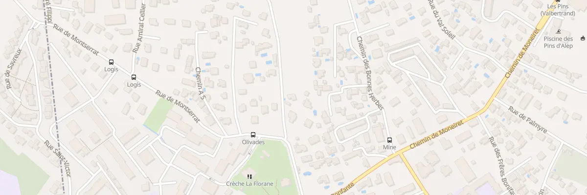 Plan du 88 Rue de Montserrat à Toulon