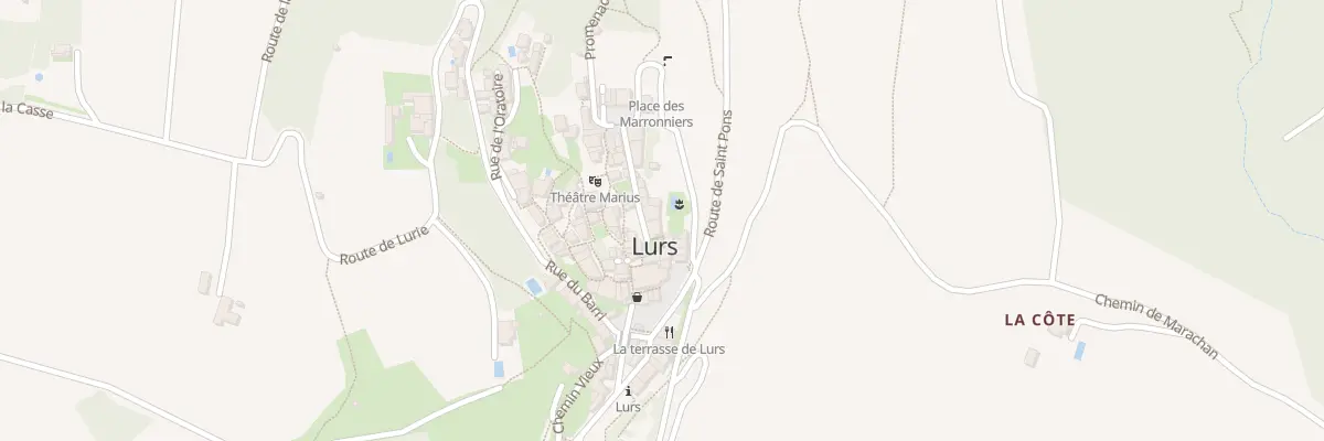 Plan du 5118 Le Village à Lurs