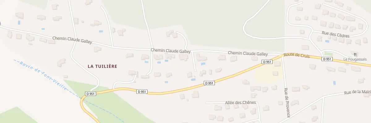 Plan du 245 Che Claude Galley à Mallefougasse-Augès