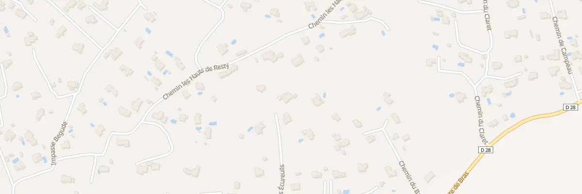 Plan du 9001 Che des Ecureuils à Saint-Maximin-la-Sainte-Baume