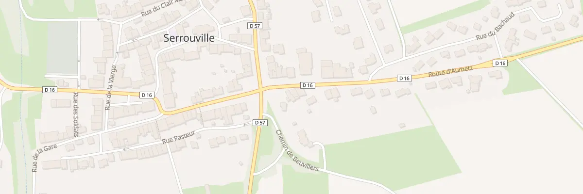 Plan du 4 Rte d’Aumetz à Serrouville