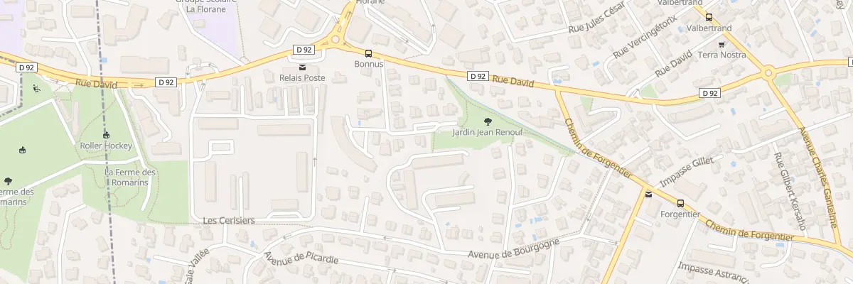 Plan du 136 Rue Michel Bonnus à Toulon