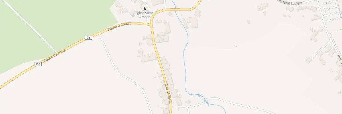 Plan du 9 Rue de Metz - Mancieulles à Val de Briey