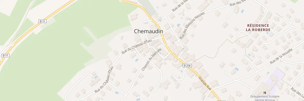 Plan du 4 Che des Lancis à Chemaudin et Vaux