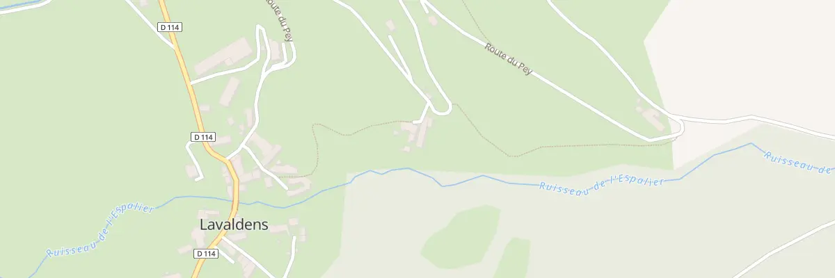 Plan du 5022 Hameau de la Gorge à Lavaldens