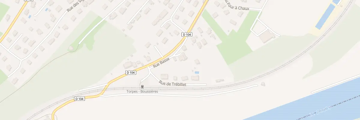 Plan du 2 Rue Basse à Torpes