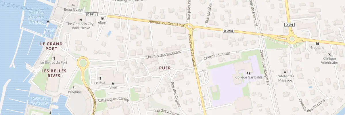 Plan du 15 Pl de Puer à Aix-les-Bains