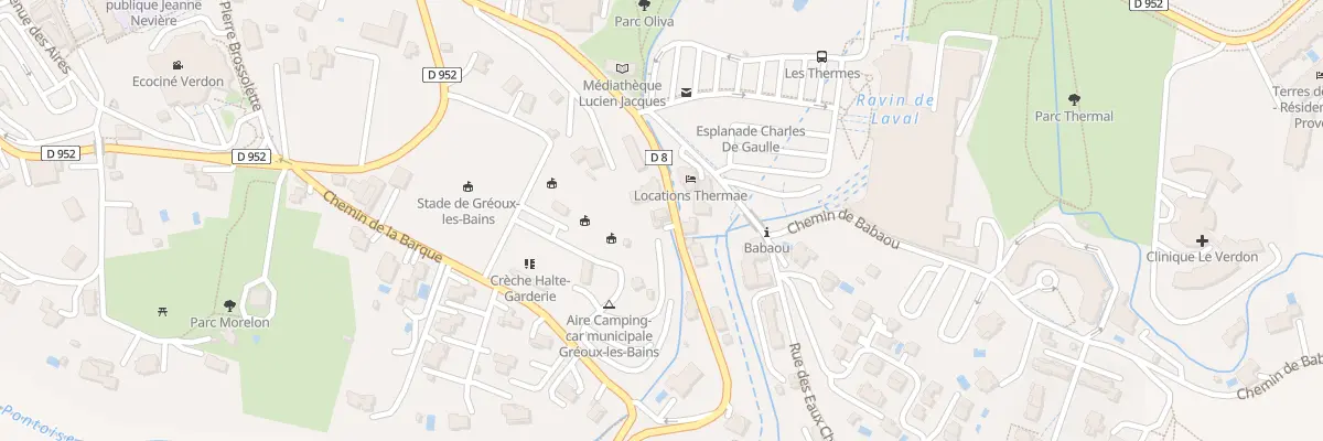 Plan du 5628 Av du Verdon à Gréoux-les-Bains