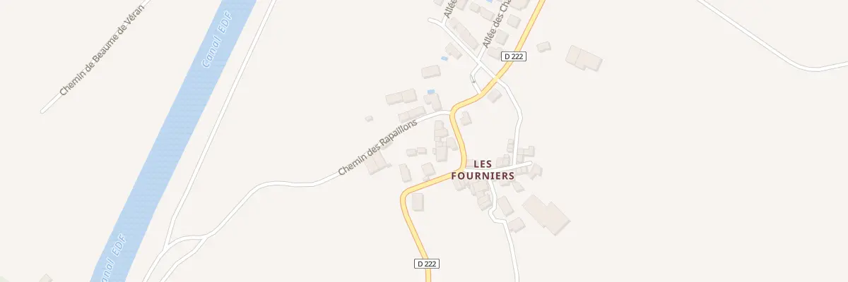 Plan du 4 Che des Rapaillons au Poët