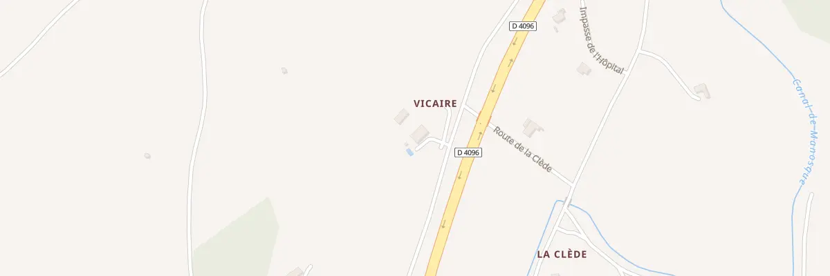 Plan du 5032 Vicaire à Lurs