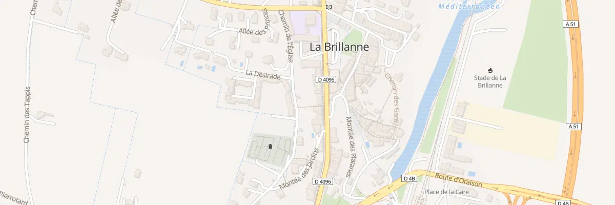 Plan du 5114 Pas Oublié à La Brillanne