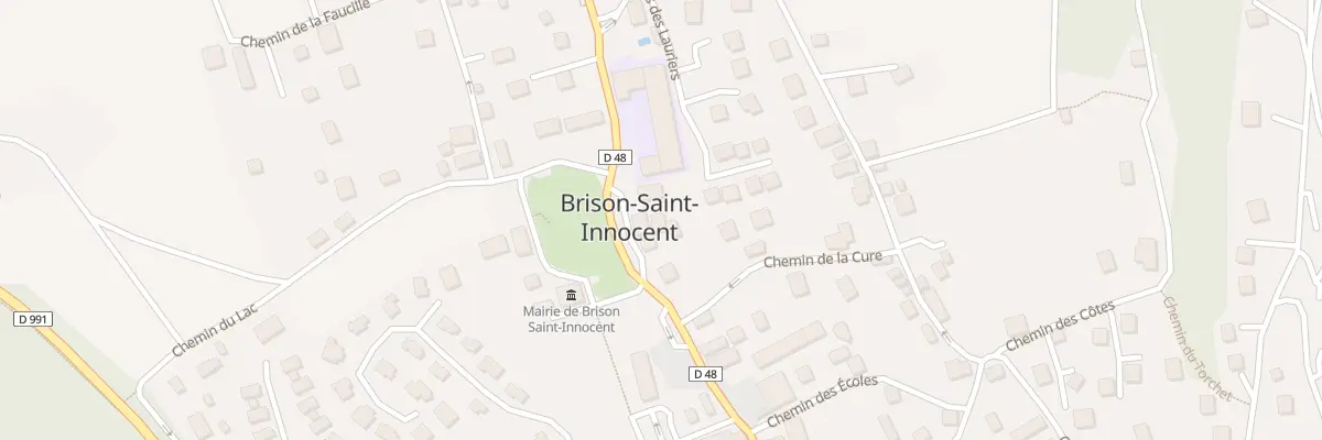 Plan du 96 Rte de Paris à Brison-Saint-Innocent