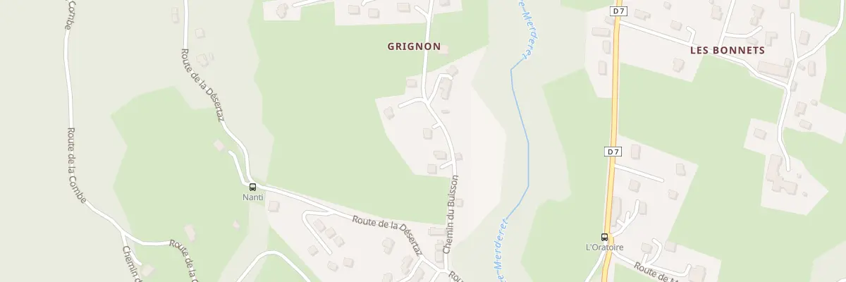 Plan du 175 Che du Buisson à Saint-Cassin