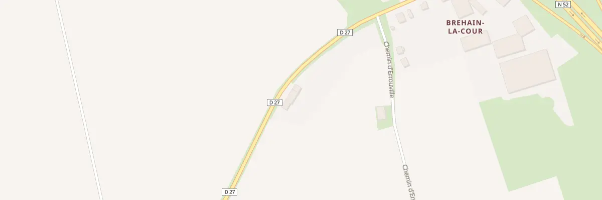 Plan du 6 Rte de Bréhain-la-cour à Bréhain-la-Ville