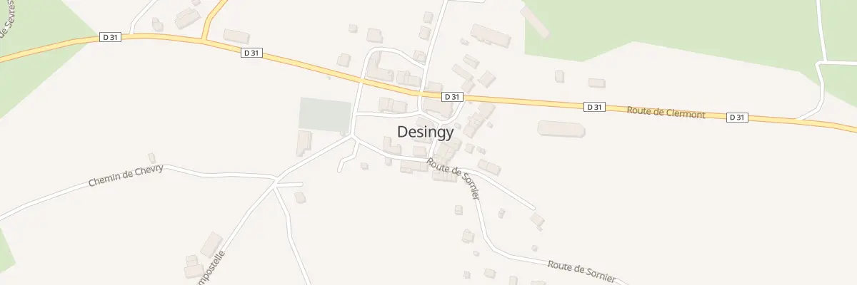 Plan du 62 Pl St Laurent à Desingy