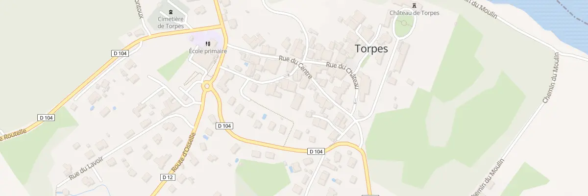 Plan du 14 Rue du Centre à Torpes