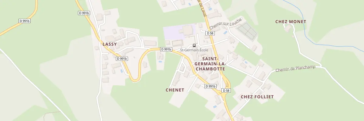 Plan du 4635 Rte de la Chambotte à Entrelacs