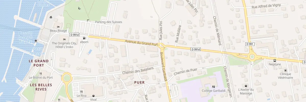 Plan du 215 Av du Grand Port à Aix-les-Bains