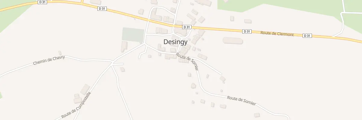 Plan du 108 Rte de Sornier à Desingy