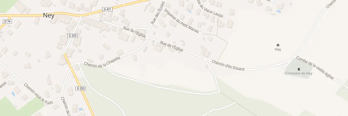 Plan du 270 Pl de l’Eglise à Ney