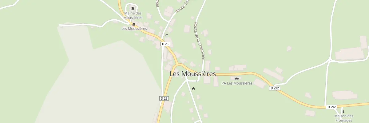 Plan du 1 Rue de Lajoux aux Moussières