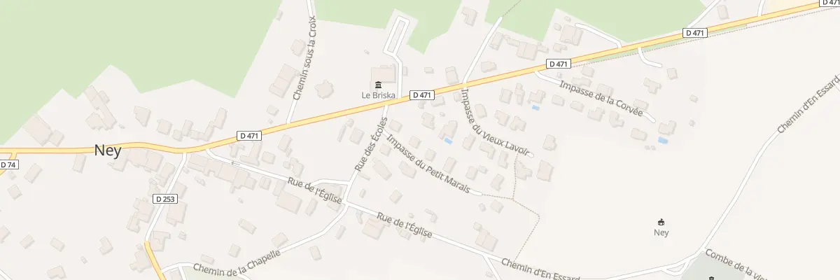Plan du 3 Imp du Petit Marais à Ney