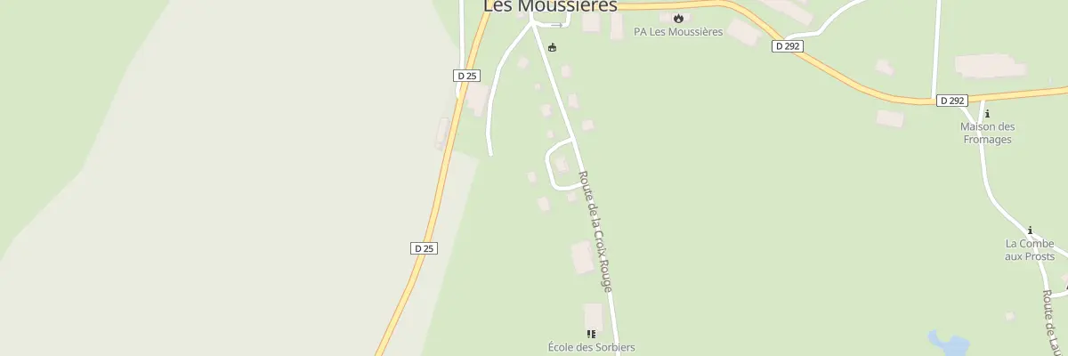 Plan du 16 Rte de la Croix Rouge aux Moussières