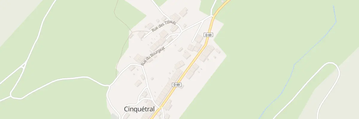Plan du 61 Grande Rue à Saint-Claude