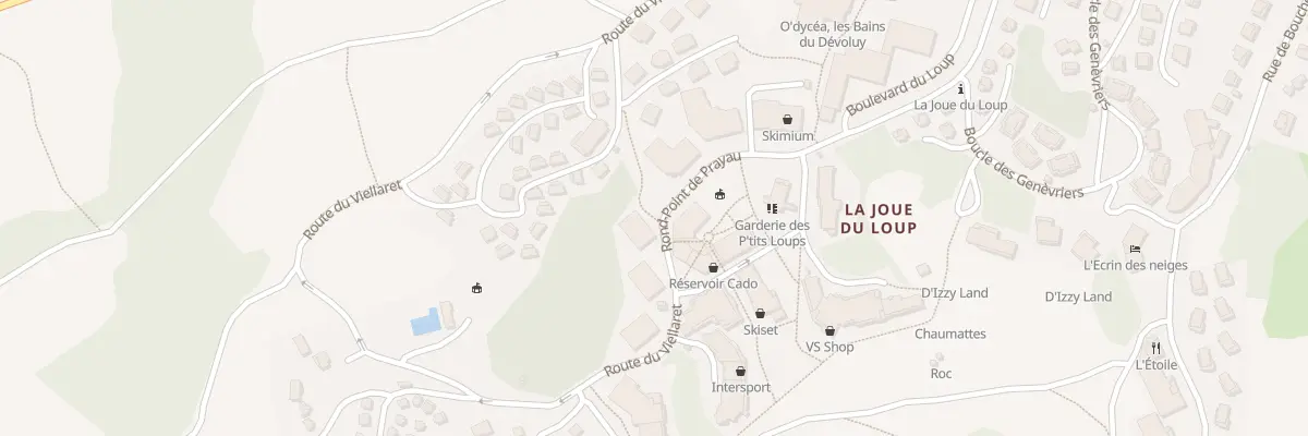 Plan du 5243 La Joue du Loup à Dévoluy