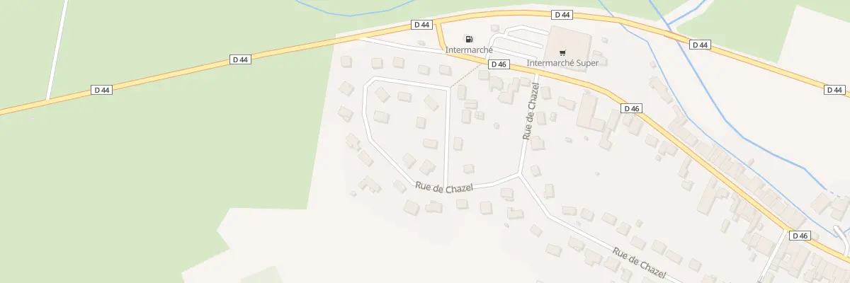 Plan du 46 Rue de Chazel à Jussey