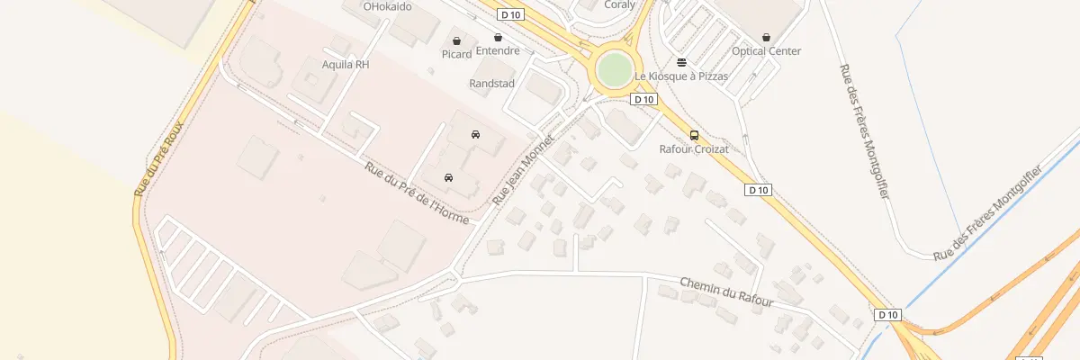 Plan du 93 Rue Jean Monnet à Crolles