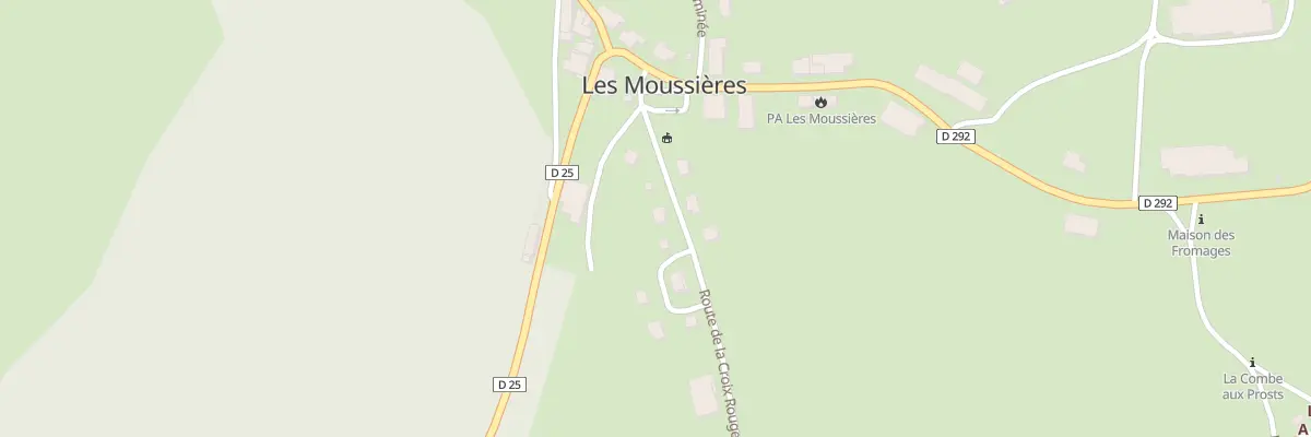 Plan du 8 Rte de la Croix Rouge aux Moussières