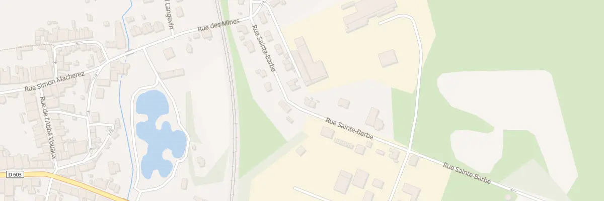 Plan du 21 Rue Sainte Barbe à Jarny