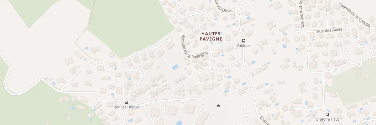 Plan du 163 Mte de la Paveigne à Toulon