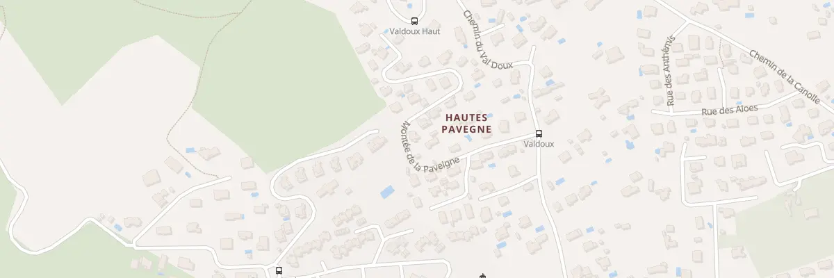 Plan du 204 Mte de la Paveigne à Toulon