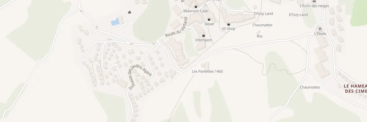 Plan du 3 Imp des Fontettes à Dévoluy
