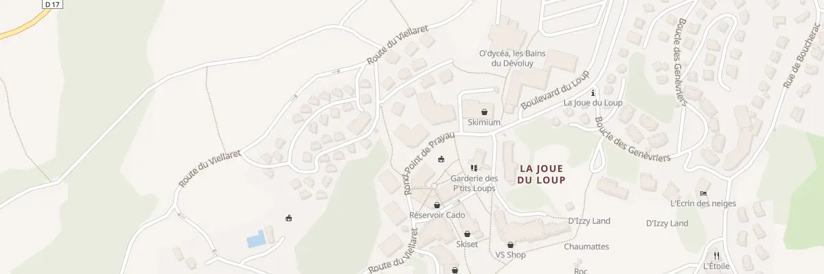 Plan du 6 Rpt de Prayau à Dévoluy