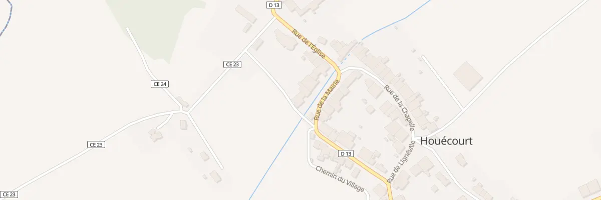 Plan du 21 Rue de la Mairie à Houécourt