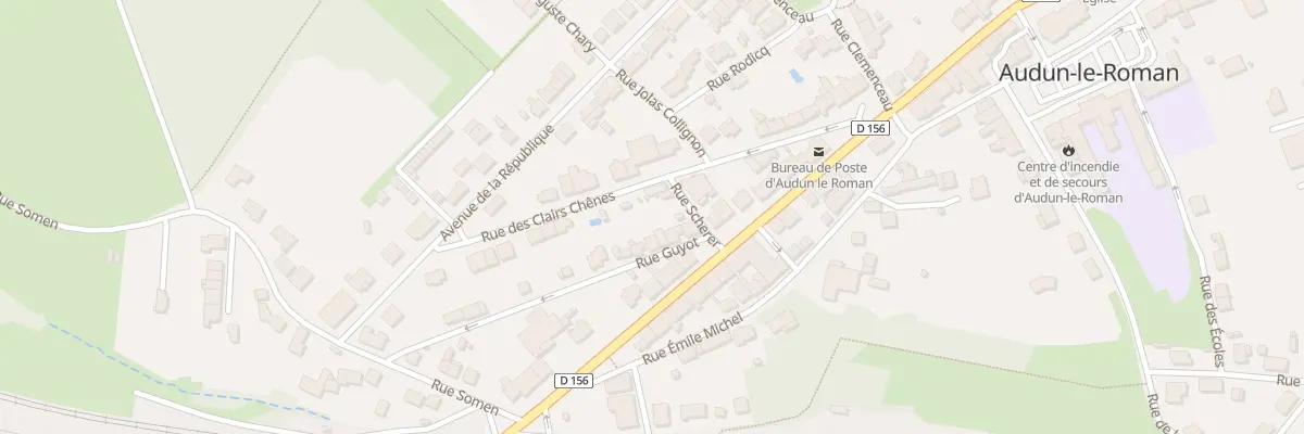 Plan du 6 Rue Guyot à Audun-le-Roman