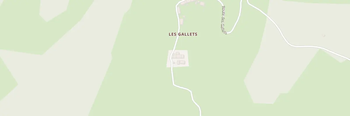 Plan du 795 Rte des Gallets à Massingy