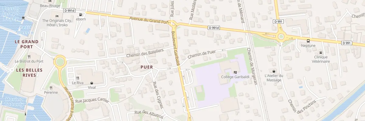 Plan du 16 Che de Puer à Aix-les-Bains