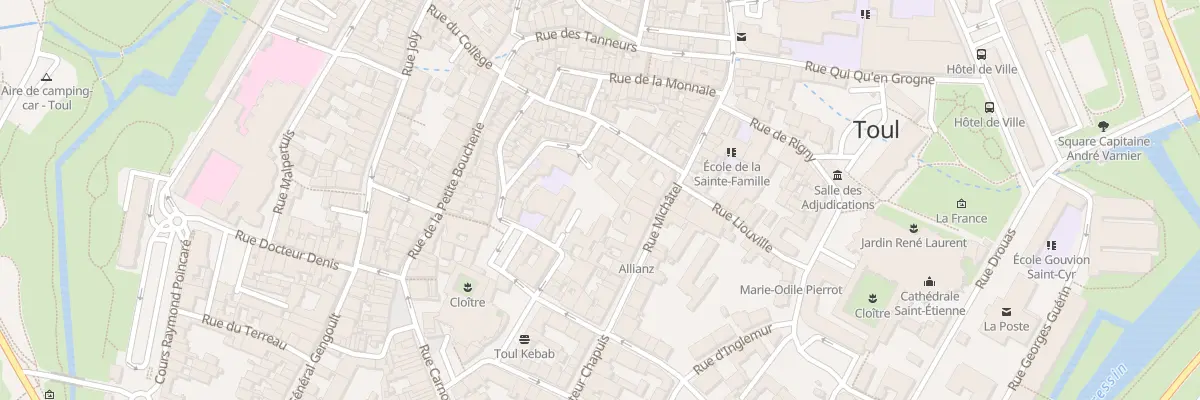 Plan du 17 Rue Michâtel à Toul