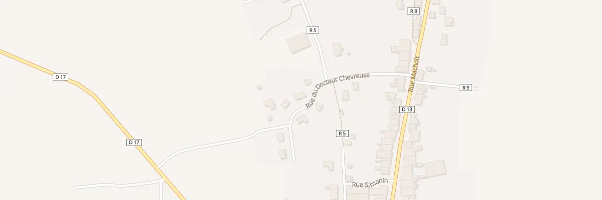 Plan du 180 Rue du Doct Chevreuse à Mandres-sur-Vair