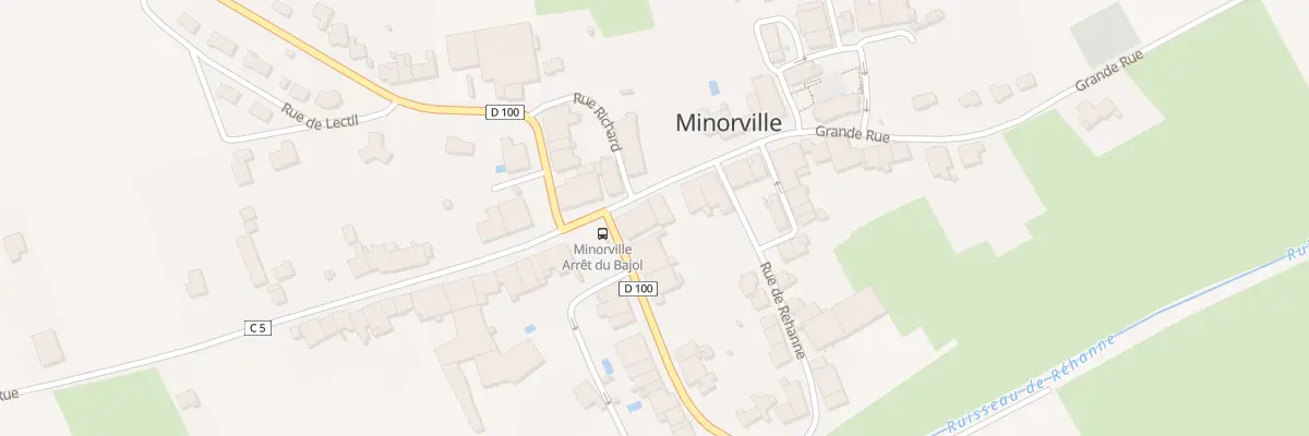 Plan du 29 Gr Grande Rue à Minorville