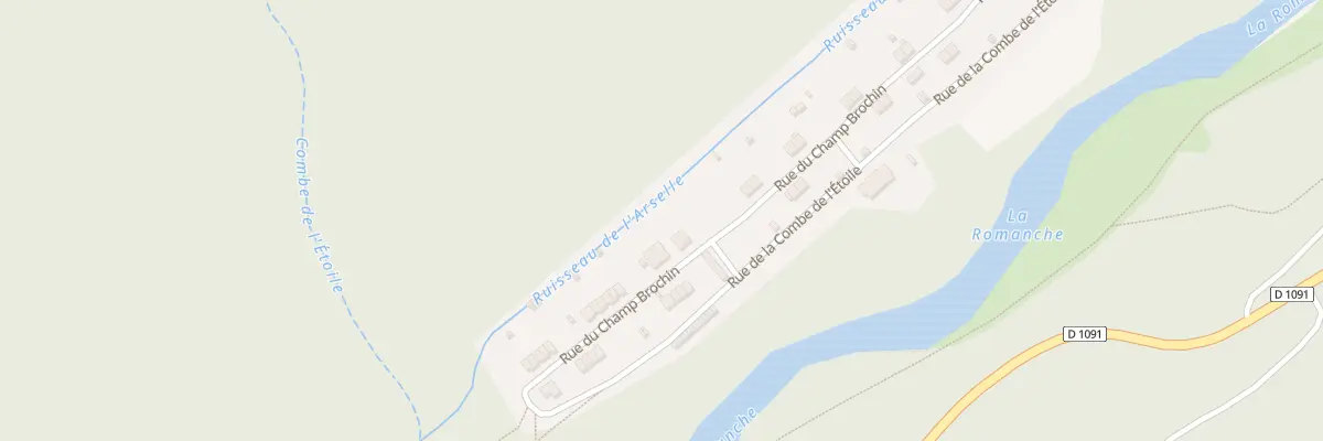 Plan du 36T Rue du Champ Brochin à Livet-et-Gavet