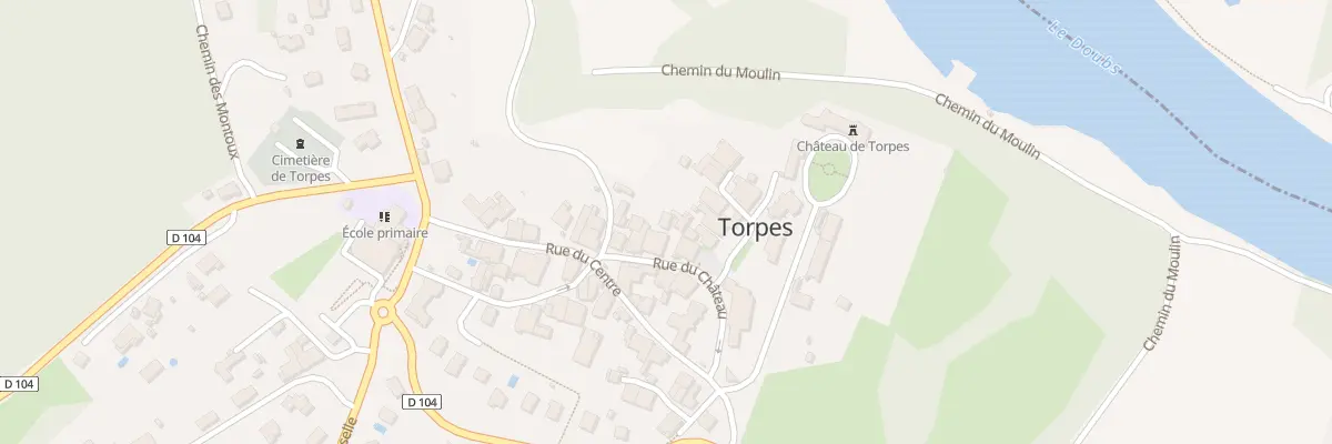 Plan du 13 Rue du Chateau à Torpes