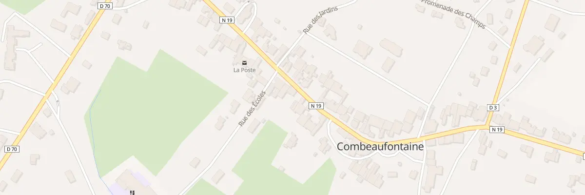 Plan du 46 Grande Rue à Combeaufontaine